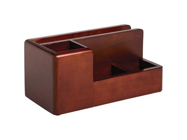 Rolodex Corporation Rol1734648 Desk Organizer Mahogany Newegg Com