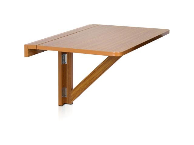 Furinno Wall Mounted Drop Leaf Folding Table Cherry Fnaj Furinno Wall Mounted Drop Leaf Folding Table Cherry Fnaj 11019ex