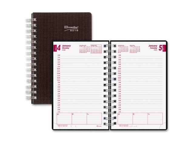 Brownline DuraFlex Daily Appointment Book - Newegg.com