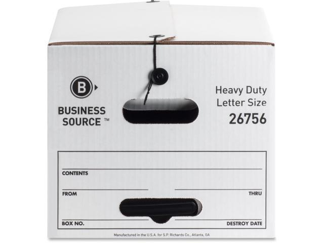 12"x24"x10" 12/CT WE 26756 Business Source Med Duty Storage Box Ltr 700 lb 