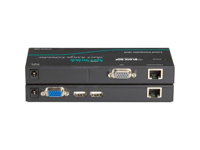 spyd Bonde utilsigtet hændelse Black Box ACU075A-USB KVM Extender - Short-Range (75-ft,), VGA, USB, CATx -  Newegg.com