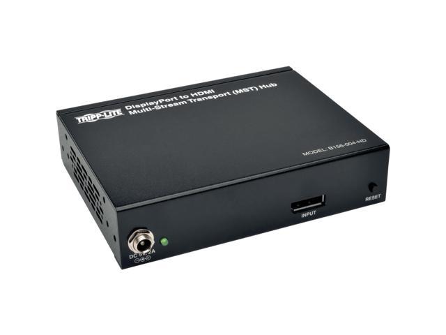 Tripp Lite B156-004-HD 4-Port DisplayPort 1.2 to HDMI Multi-Stream Transport (MST) Hub, 3840 x 2160 4Kx2K UHD
