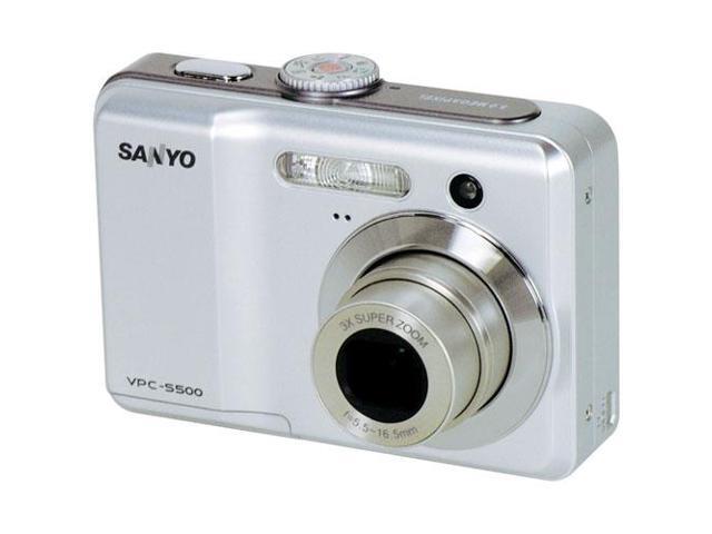 SANYO VPC-S500 Silver 5.0 MP 3X Optical Zoom Digital Camera