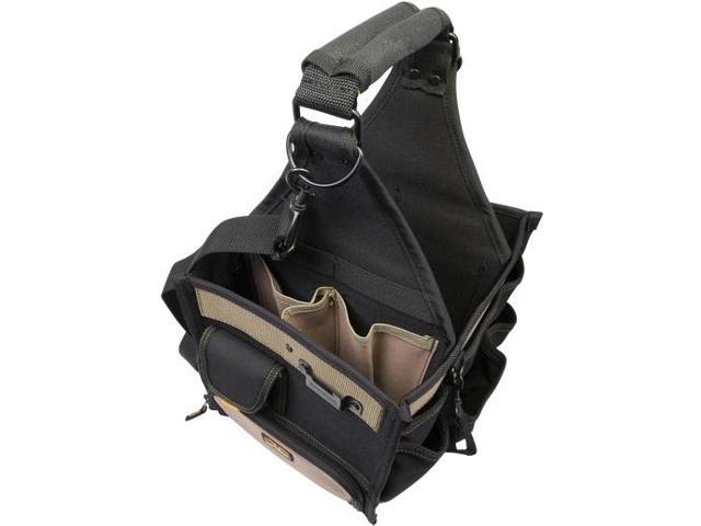 Custom Leathercraft CLC 1528-23 Pocket Large Electrician Tool Box Bag Carrier 