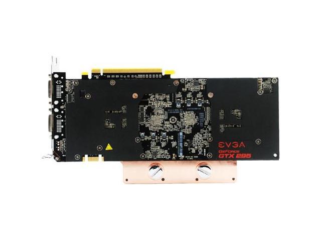 EVGA GeForce GTX 295 1792MB DDR3 PCI Express 2.0 x16 SLI Support Video Card 017-P3-1297-AR CO-OP Hydro Copper - OEM