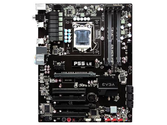 EVGA P55 LE 123-LF-E653-KR LGA1156 Intel P55 ATX Intel Motherboard