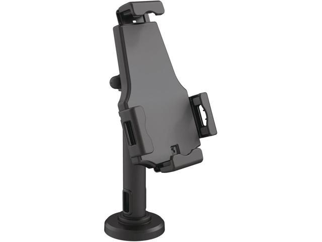 Pyle Universal Tamper-Proof Anti-Theft iPad Tablet Kiosk Stand Holder for Public Display with Cable Management, Fits Virtually All Tablets 7.9'' 10.1'', Swivel, Rotation and Tilt Adjustable and Includ