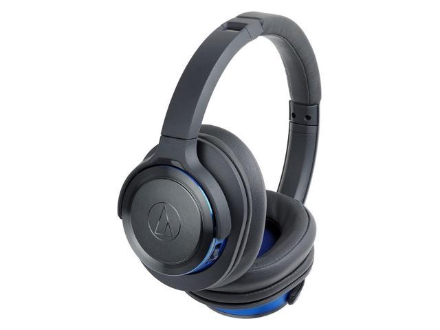 Audio-Technica ATH-WS660BT Solid Bass Wireless Over-Ear Headphones with Built-in Mic & Control