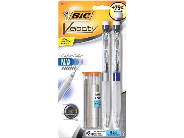 BIC Velocity Max Mechanical Pencils  2/Pk MPMX5P21BLK 