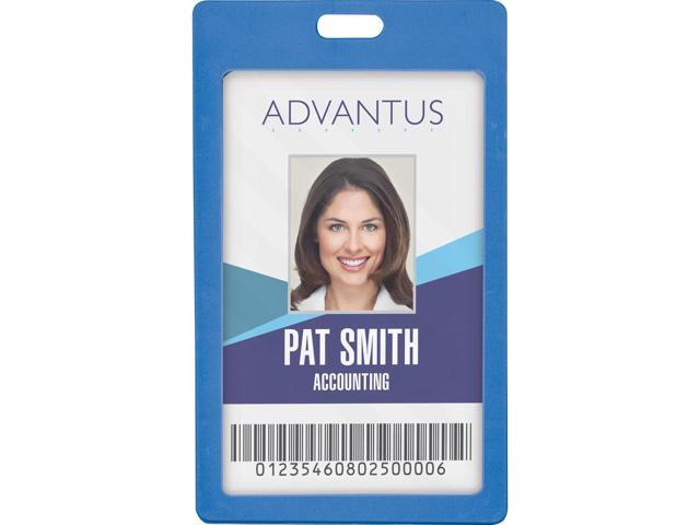 Advantus Vertical Rigid ID Badge Holder - Newegg.com