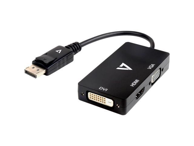 V7 DisplayPort Adapter (m) to VGA, HDMI or DVI (f) - Newegg.com
