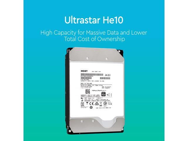 HGST Ultrastar He10 10TB 7200 RPM SAS 12Gb/s 3.5-Inch Enterprise Hard Drive  HUH721010AL4200