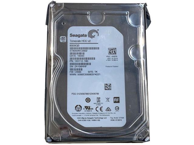 Seagate Terascale 8TB 512e SATA 6Gb/s 7200 RPM 3.5-Inch Enterprise NAS HDD (ST8000NC0002)