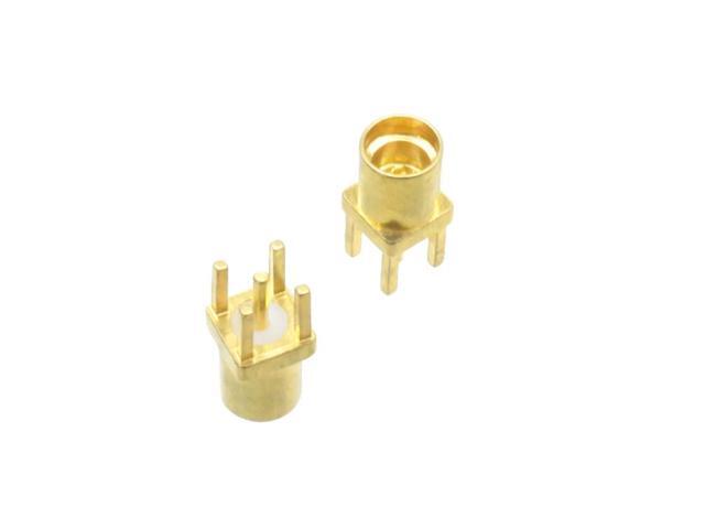 1pce Adapter Connector MCX female jack to MCX female jack straight for wireless