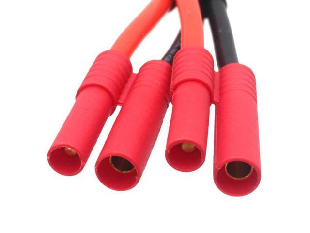 HXT 4MM Harness parallel RC 1F2M 12AWG Cable for 2packs LIPO Battery Adapter