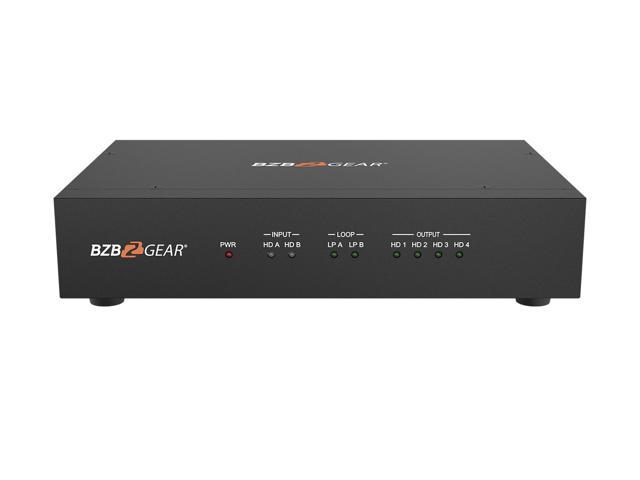 BZBGEAR 4K UHD HDMI 2.0 2X2 Video Wall Processor with HDCP 2.2 and IP/RS232 Control