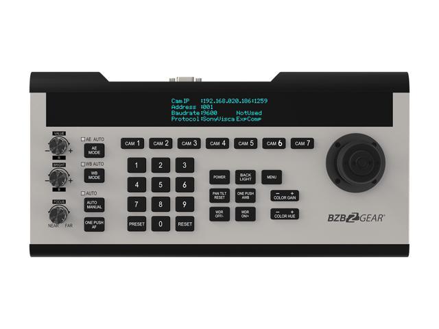 BZBGEAR Professional Serial and IP Joystick Controller (IP/RS232/422/485)