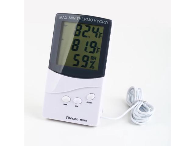 Humidity Temperature Detector Indoor Home Monitor Gauge Thermometer Mountable
