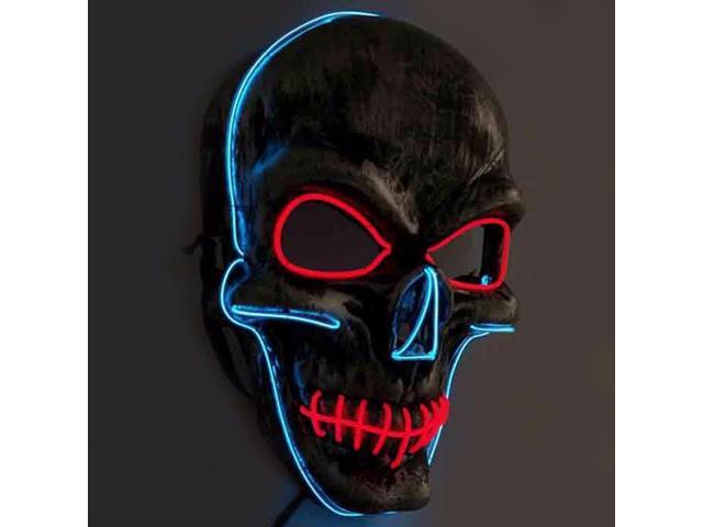 Halloween Head Band Mask Horrible Mouth Sewed Skull El Masquerade