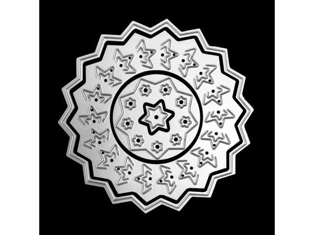Hot Star Circle Flower Stencil Cutting Dies Hands-on DIYScrapbooking Album//Craft