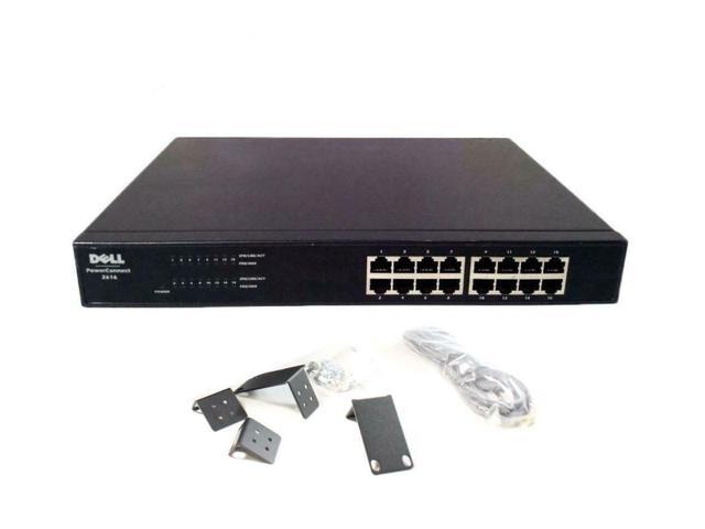 Dell Powerconnect 2616 16 X Fast Ethernet 10 100 Mb S Switch F3842 0f3842 Cn 0f3842 Newegg Com