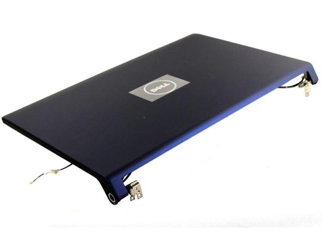 Genuine Dell Studio 1555 1557 1558 Laptop Blue LCD Back Cover w/ Hinges 7DCV3