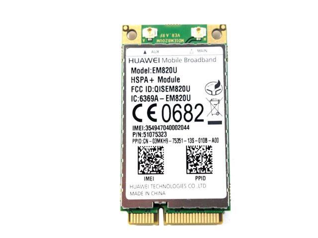 New Dell Huawei EM820U GPS 3GB GSM WWAN HSPA+ 21Mb MINI PCI-E Network Card Module F8V4D - Newegg com