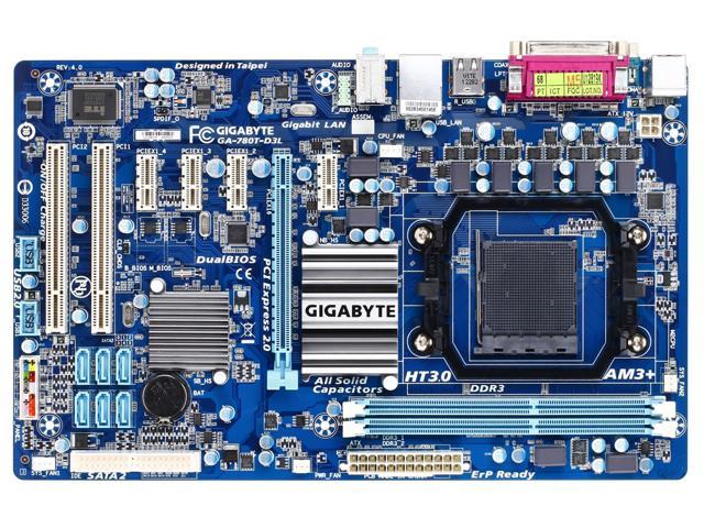 Какие процессоры поддерживает материнская плата gigabyte ga 780t d3l