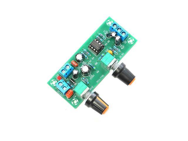 DC 12V-24V Low-pass Filter NE5532 Subwoofer Process Pre-Amplifier Preamp Board