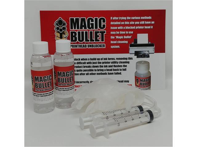 Magic Bullet Print Head Cleaner and Unblocker Kit 2 Bottle Kit 
