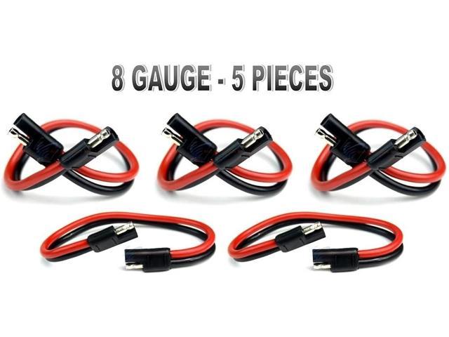 Audiopipe 20 Pack 14 Ga 12 Quick Disconnect 2 Pin Polarized Molded Power Connectors