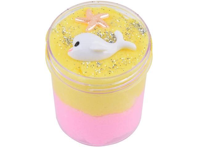 DIY Slimes-Drfoytg 120ML Dolphin Fluffy Cloud Slime Scented Stress Relief Sludge Toy Kids Adults (Yellow_YE, 120ml) - Newegg.com