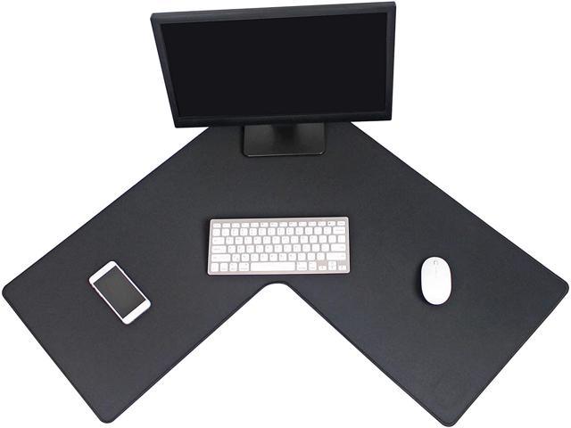 LPadds L Shaped Mouse Pad - Large, 3mm thickness, Stitched Edges, Water ...