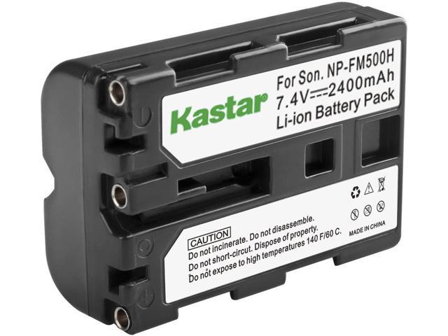 Kastar Battery X2 & Slim USB Charger for Sony NP-FM500H Sony Alpha SLT A58 A57 A65 A77 A99 A77V A77II DSLR-A100 A200 A300 A350 A450 A500 A550 A700 A850 A900 Alpha a99 II DSLR a100 a560 a580 a58 a77II 
