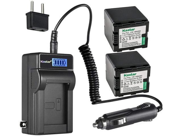 HDC-SD909 VW-VBN130 HDC-TM900GK Kastar 1-Pack VW-VBN130 Battery and LCD AC Charger Compatible with Panasonic VW-VBN070 HDC-TM900 HDC-TM900P HDC-TM900PC HDC-TM900K HDC-TM900GK-3D VW-VBN260