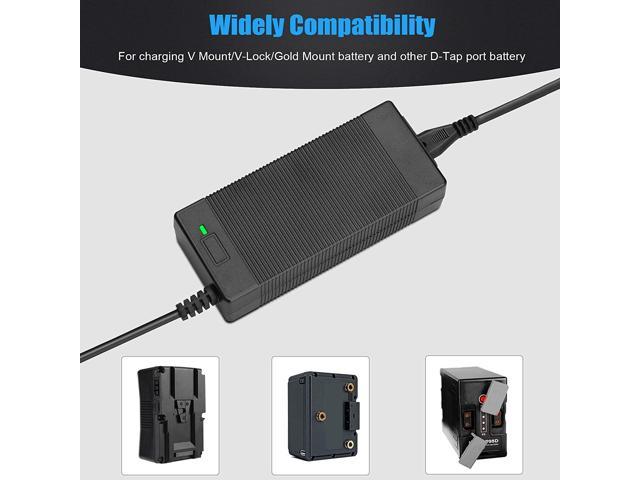 ZTHY V-Mount V-Lock Battery 198Wh 13400mAh Compatible with Video Camera Camcorder Broadcast LED Light Sony HDCAM XDCAM Digital Cinema Cameras with D-tap Cable and Upgrade 5A Output D-Tap Charger 