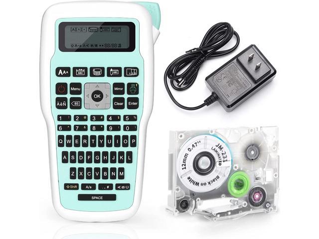 Portable Wireless Small Label Maker Machine with Different Fonts Handheld Rechargeable Label Maker with 3 Tapes for Office Home edola Bluetooth Label Maker Machine for iPhone Android 