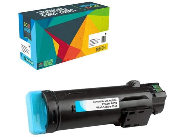 Phaser 6510, WorkCentre 6515 Cyan 2,400 Pages Caire Compatible for Xerox High Capacity Toner Cartridge 6510: C 106R03477 2,400 Pages TM 