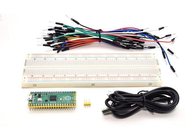 Keyestudio Raspberry Pi Pico Starter Kit With Headers Micro Usb Cable Breadboard Doupont Wires