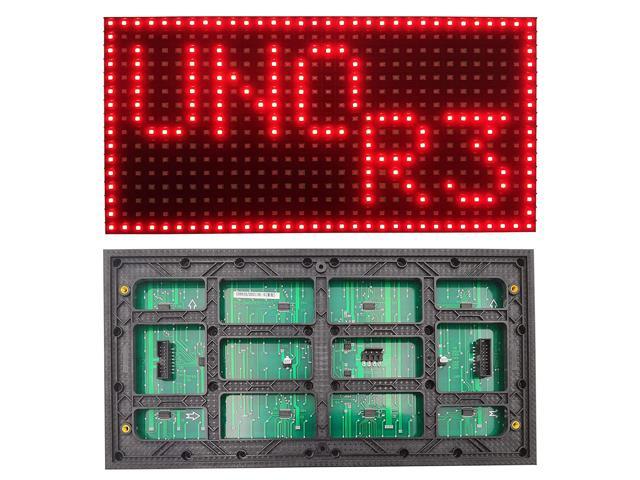 Depression Shuraba i morgen EEEEE P10 Red LED Panel Display Large Size 32cm X 16cm, 512 pcs of LED,  Each Individual addressable, Controlled by Uno r3 with Arduino IDE. -  Newegg.com