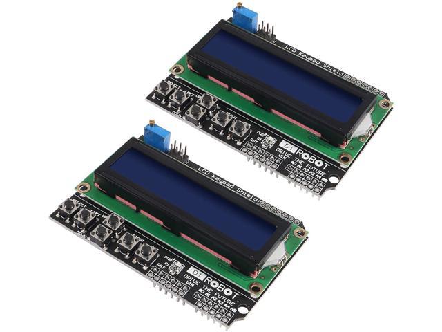 Expansion Board 1602 LCD Board Keypad Shield for Arduino Blue Backlight 