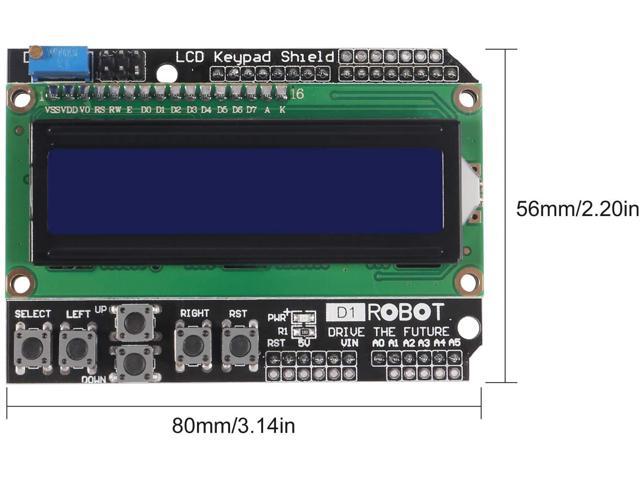 Keypad Shield 1602 LCD for Arduino expansion board UNO R3 MEGA2560 MEGA1280 