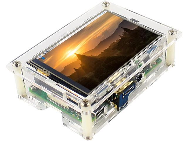 conversie vraag naar Dag DIGISHUO 3.5" HDMI LCD Display 480x320 Screen+Dedicated Transparent Case  +HDMI+Pen+Disc Kit for Raspberry Pi 4B 3B 2B - Newegg.com