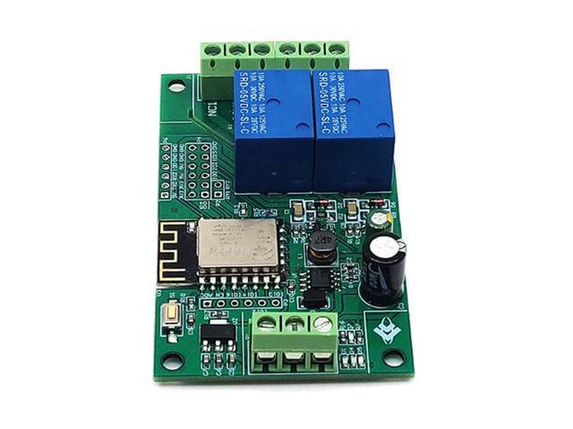 Details about   ESP8266 ESP-12F WIFI Relay Module 2CH 5V/8-80V Relay Switch Develop Board f E7X2 