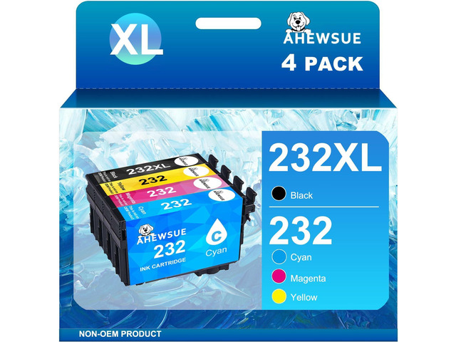 232XL Ink Cartridges Remanufactured Replacement 232 XL Ink Cartridges ...