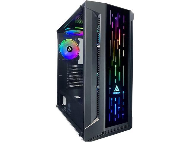 Apevia Matrix-pk Mid Tower Gaming Case With 1 X Tempered ... 