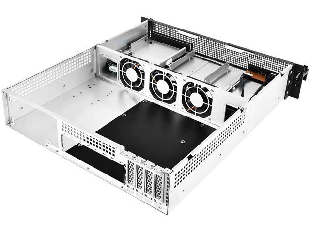 SilverStone Technology 2U Rackmount Server Case with 4 X 3.5 Hot Swap Bays  Micro-ATX Support RM21-304