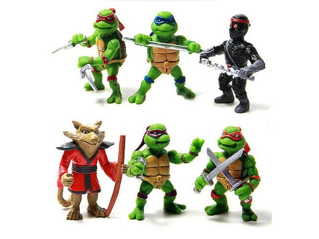 tmnt action figure set