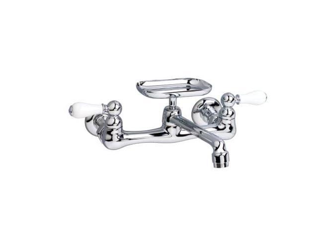 American Standard Heritage Double Handle Wall Mounted Kitchen Faucet Newegg Com