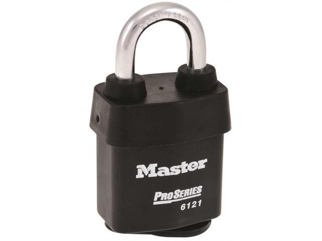 Master Lock, LLC Rekeyable Padlock Pro Series Weather Touch 2.125"Wide BK 6121D